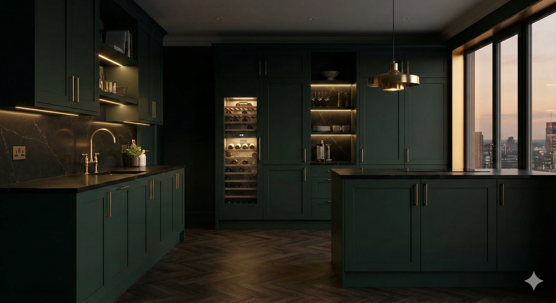Dark & Elegant kitchen design